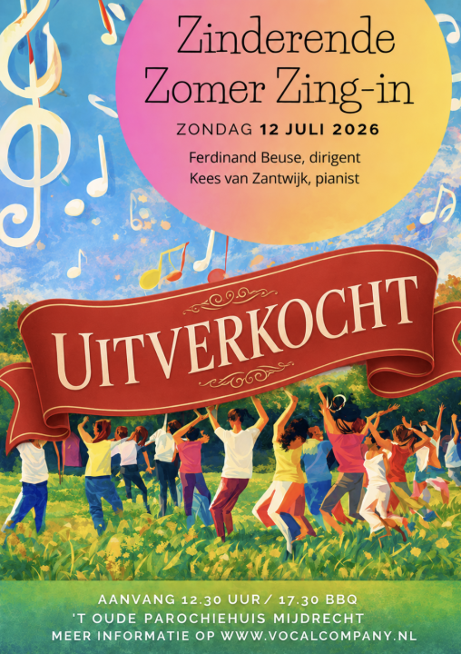 Zinderende Zomer ZING-IN (uitverkocht)