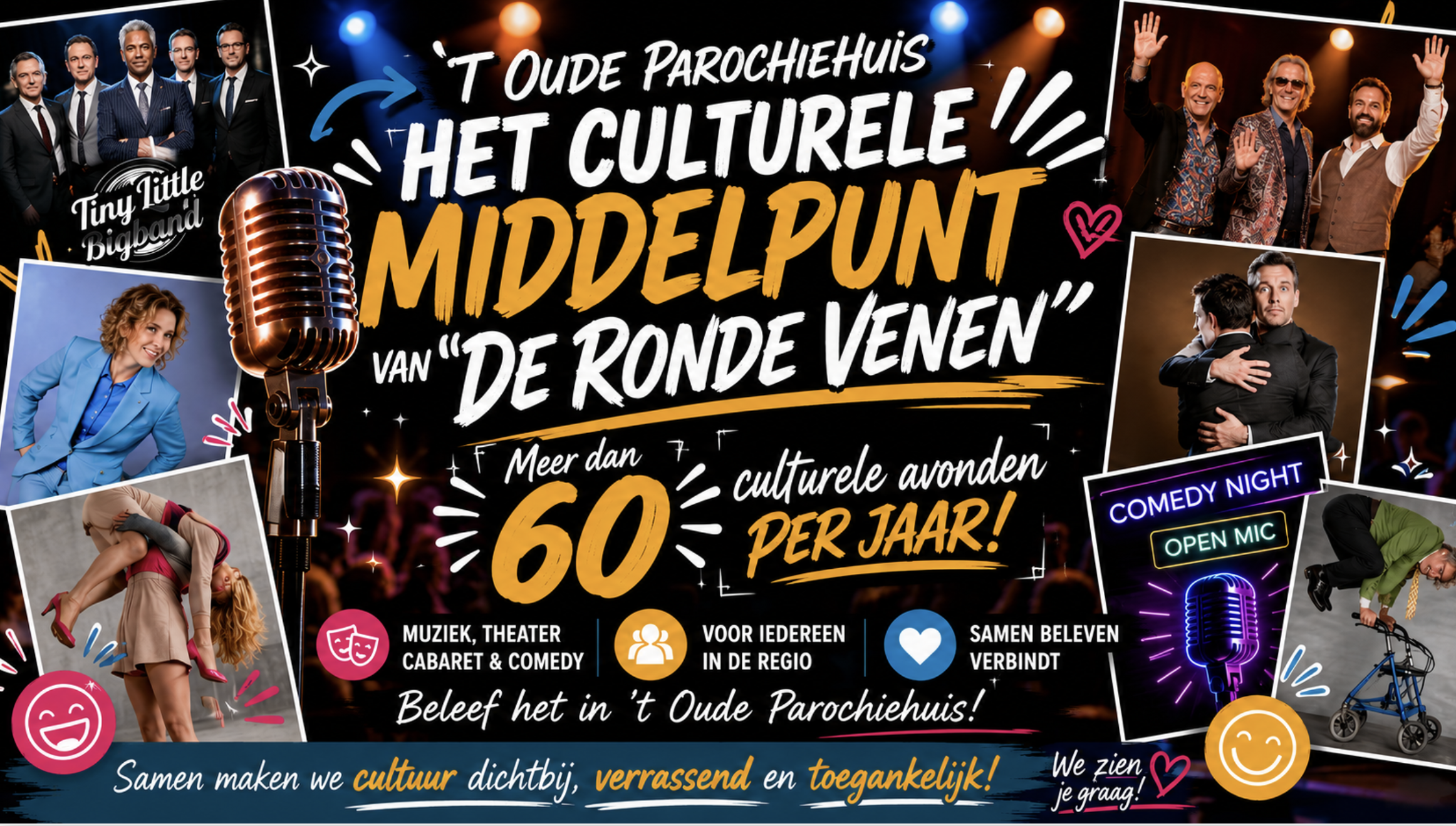 Promotiebeeld met cultuur als middelpunt voor Rolex Bugatti Live